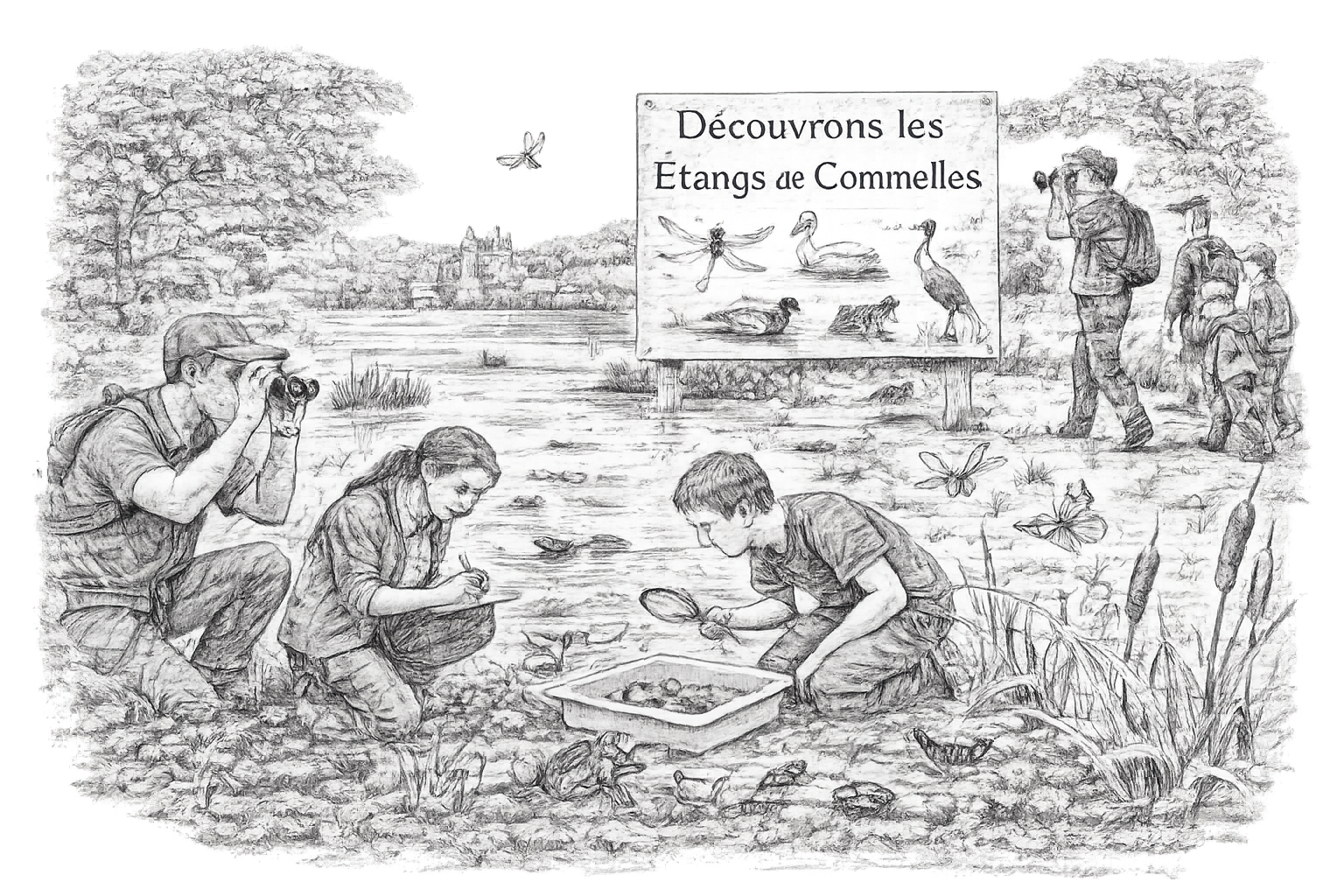 Découvrons les étangs de Commelles