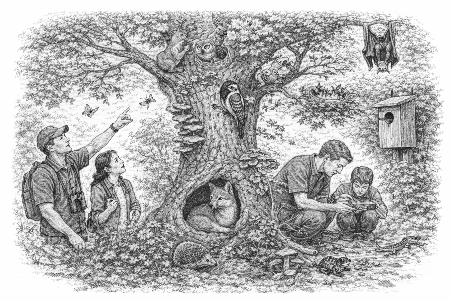 Les arbres et leurs hôtes