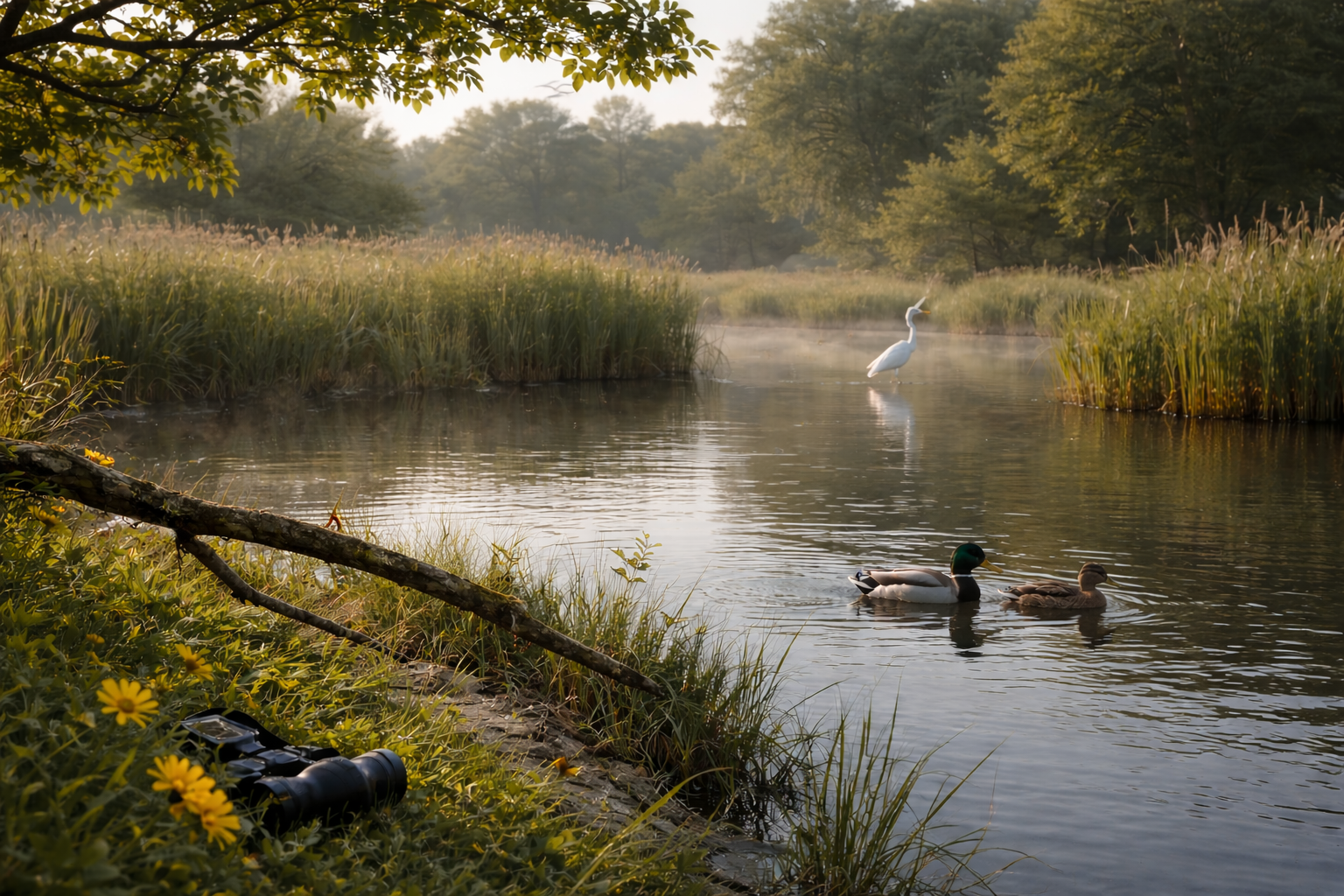 Découverte des oiseaux des étangs de Clery-sur-Somme