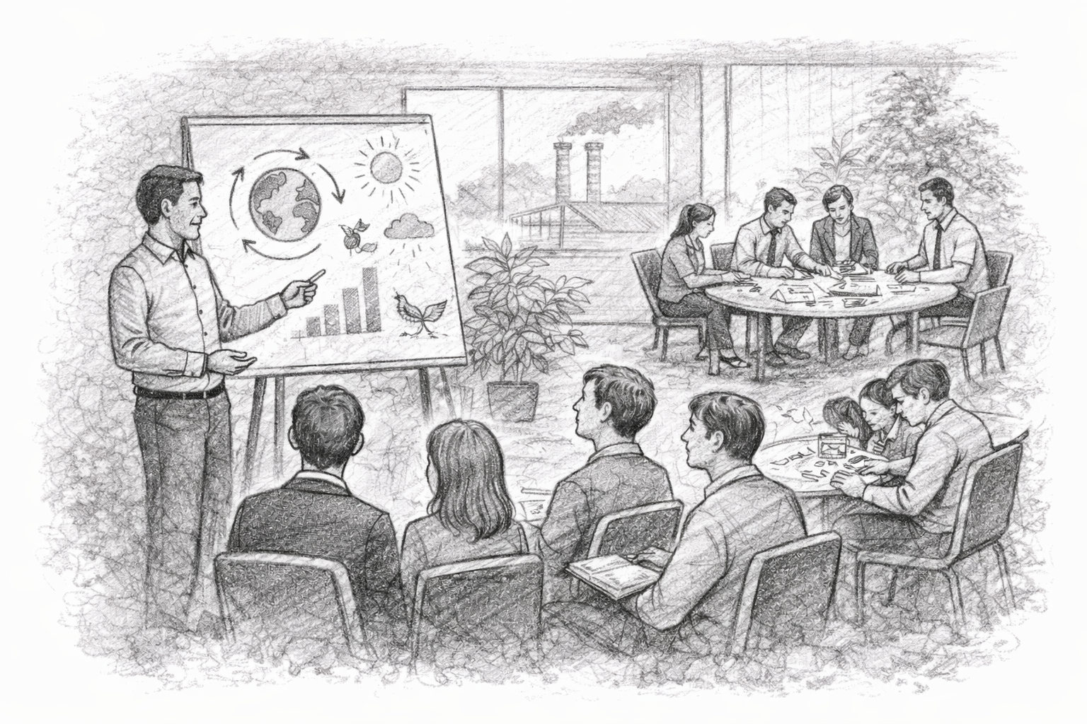 1) Sensibilisation & ateliers en entreprise